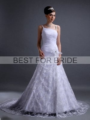 Wedding Dress - Best for Bride Bridal 2012 Collection - BFB2690 Organza Ruched Lace Gown | BestforBride Bridal Gown