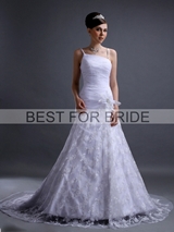 Bridal Dress: Best for Bride Bridal 2012 Collection - BFB2690 Organza Ruched Lace Gown 