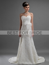Bridal Dress: Best for Bride Bridal 2012 Collection - BFB2700 A-Line Silhouette With Three Dimensional Floral Gown 