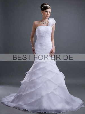 Wedding Dress - Best for Bride Bridal 2012 Collection - BFB2715 Silk Organza One Shoulder Gown | BestforBride Bridal Gown
