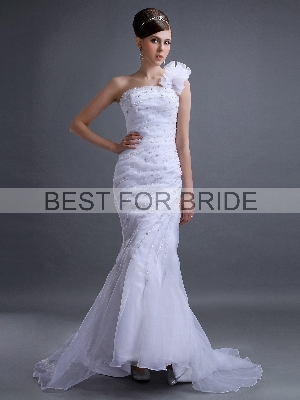 Wedding Dress - Best for Bride Bridal 2012 Collection - BFB2719 Asymmertrical Organza Beaded Gown | BestforBride Bridal Gown