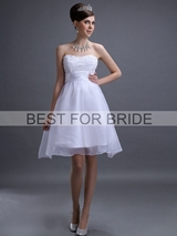 Bridal Dress: Best for Bride Bridal 2012 Collection - BFB2728 Two-In-One Slim A-Line Gown 