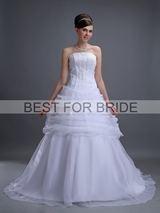 Bridal Dress: Best for Bride Bridal 2012 Collection - BFB2733 Strapless Organza Ball Gown 