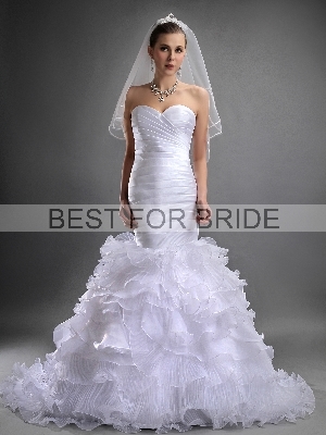 Wedding Dress - Best for Bride Bridal 2012 Collection - BFB2737 Sweetheart Satin Organza Gown | BestforBride Bridal Gown