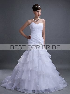 Wedding Dress - Best for Bride Bridal 2012 Collection - BFB2754 Full A-Line Organza Gown | BestforBride Bridal Gown