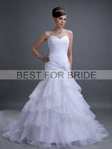 Bridal Dress: Best for Bride Bridal 2012 Collection - BFB2754 Full A-Line Organza Gown 