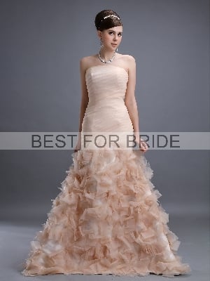 Wedding Dress - Best for Bride Bridal 2012 Collection - BFB2784 Fit and Flair Strapless Pleated Gown | BestforBride Bridal Gown