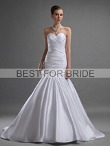 Bridal Dress: Best for Bride Bridal 2012 Collection - BFB2791 Fit and Flare A-Line Satin Gown 