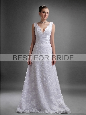 Wedding Dress - Best for Bride Bridal 2012 Collection - BFB2798 V-Neck Lace A-Line Gown | BestforBride Bridal Gown