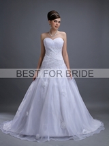 Bridal Dress: Best for Bride Bridal 2012 Collection - BFB2803 Romantically Styled Organza Ball Gown 
