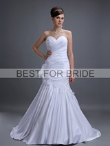 Bridal Dress: Best for Bride Bridal 2012 Collection - BFB2804 Sweetheart A-Line Satin Gown 
