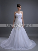 Bridal Dress: Best for Bride Bridal 2012 Collection - BFB2805 Strapless Tulle Lace Mermaid Gown 