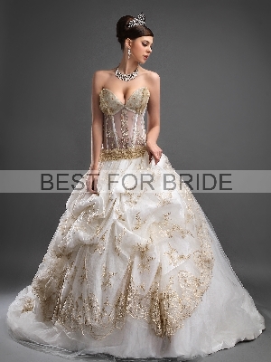 Wedding Dress - Best for Bride Bridal 2012 Collection - BFB2809 Sweetheart Lace Pickup Ball Gown | BestforBride Bridal Gown