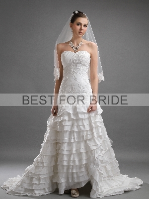 Wedding Dress - Best for Bride Bridal 2012 Collection - BFB2810 Taffeta A-Line Sweetheart Gown | BestforBride Bridal Gown