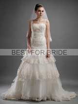 Bridal Dress: Best for Bride Bridal 2012 Collection - BFB2811 Sweetheart Organza Lace Gown 