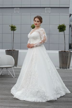 Wedding Dress - Maria Mitchello - Plus sizes - The Own Story Collection: PS1908 | PlusSize Bridal Gown
