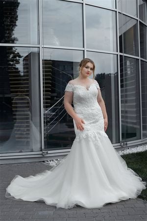 Wedding Dress - Maria Mitchello - Plus sizes - The Own Story Collection: PS1909 | PlusSize Bridal Gown