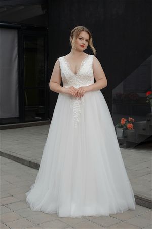 Wedding Dress - Maria Mitchello - Plus sizes - The Own Story Collection: PS1910 | PlusSize Bridal Gown