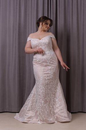 Wedding Dress - Maria Mitchello - Plus sizes - The Shades of Love Collection: PS2003 | PlusSize Bridal Gown