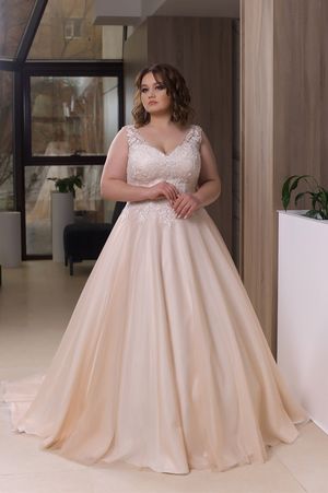 Wedding Dress - Maria Mitchello - Plus sizes - The Shades of Love Collection: PS2004 | PlusSize Bridal Gown