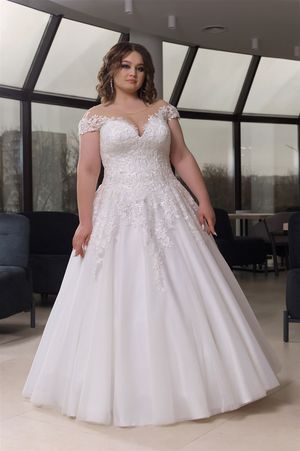 Wedding Dress - Maria Mitchello - Plus sizes - The Shades of Love Collection: PS2010 | PlusSize Bridal Gown