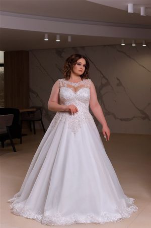 Wedding Dress - Maria Mitchello - Plus sizes - The Shades of Love Collection: PS2016 | PlusSize Bridal Gown