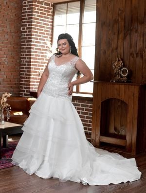 Wedding Dress - Maria Mitchello - Plus sizes - The Superiority Collection: PS2204 | PlusSize Bridal Gown
