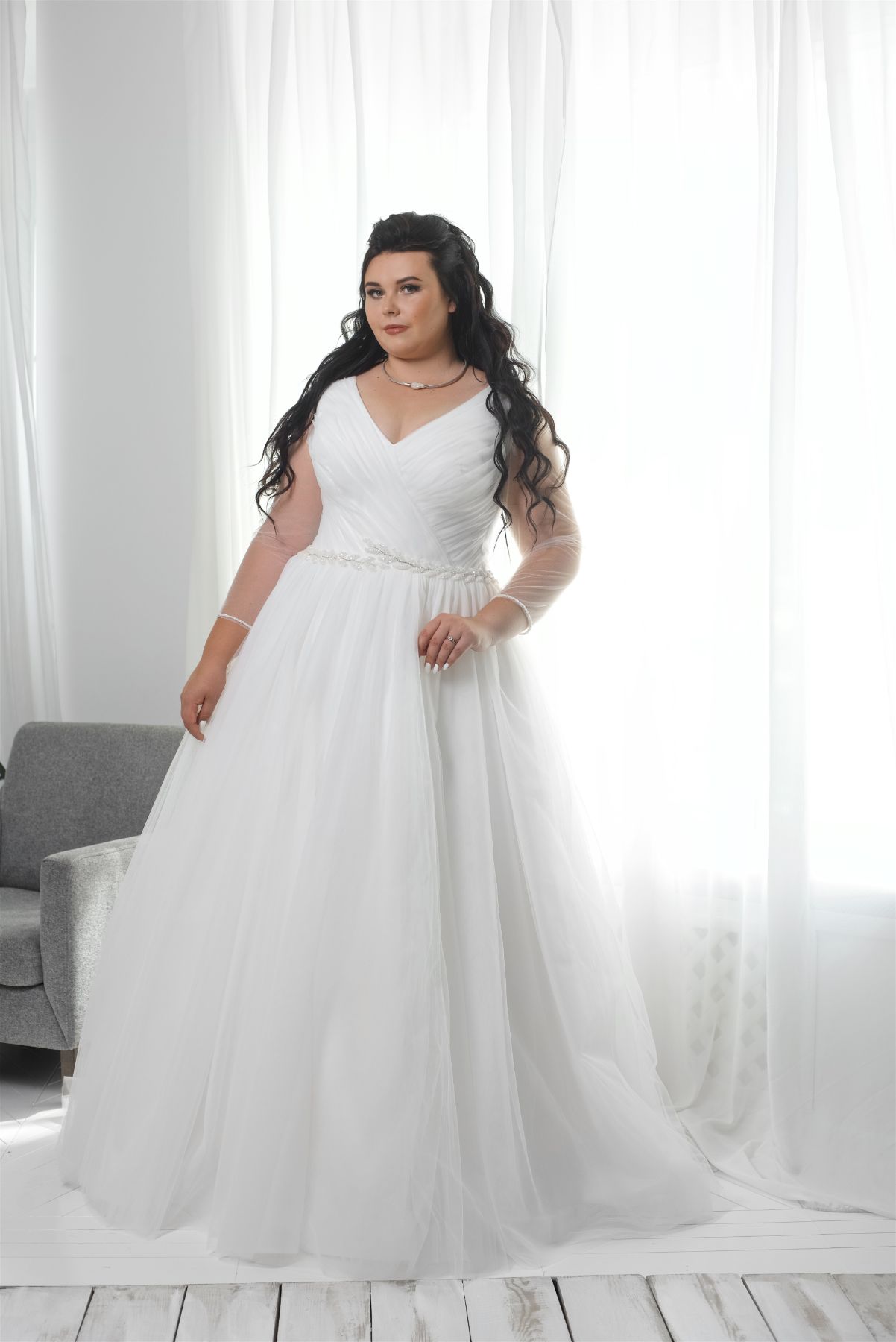 Bridal Dress: Maria Mitchello - Plus sizes - The Superiority Collection: PS2208