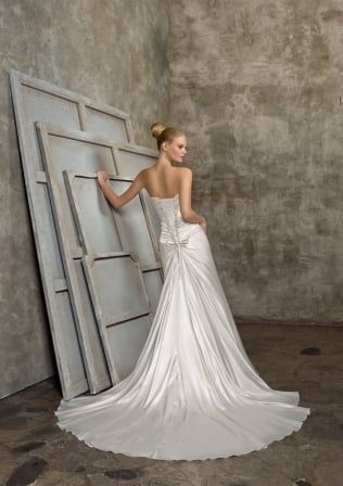 Wedding Dress - Mori Lee Bridal Collection: 2505 - Soft Satin with Embroidery | MoriLee Bridal Gown