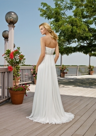 Wedding Dress - Mori Lee Voyage Collection: 6501 - Delicate Chiffon with Beading | MoriLee Bridal Gown
