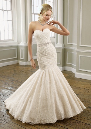 Wedding Dress - Mori Lee Bridal FALL 2011 Collection: 1651 - Chantilly Lace | MoriLee Bridal Gown