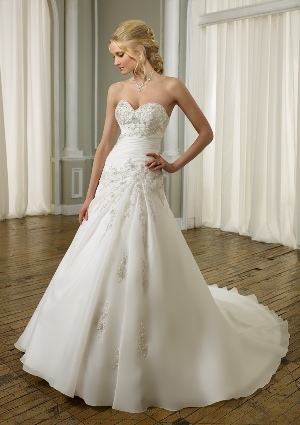 Wedding Dress - Mori Lee Bridal FALL 2011 Collection: 1662 - Plush Organza with Beaded Embroidery | MoriLee Bridal Gown