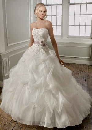 Dress - Mori Lee Bridal FALL 2011 Collection: 1667 - Alencon Lace on ...