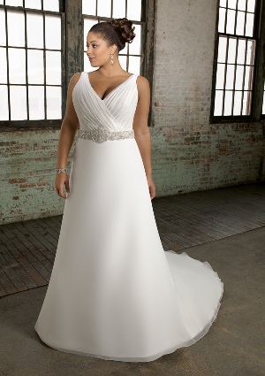 Wedding Dress - Mori Lee Julietta: 3101 - Plush Organza with Intricate Beading | PlusSize Bridal Gown