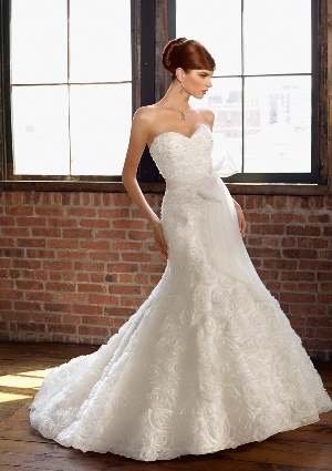 Wedding Dress - Mori Lee Blue Collection: 4807 - Organza with floral design | MoriLee Bridal Gown