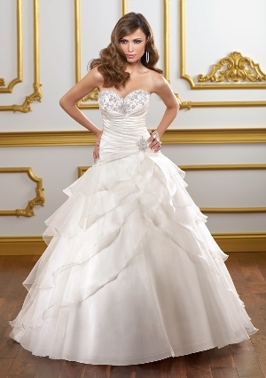 Wedding Dress - Mori Lee Bridal SPRING 2012 Collection: 1806 - EMBROIDERY ON ORGANZA | MoriLee Bridal Gown