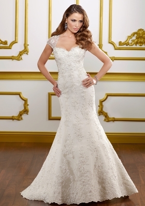 Wedding Dress - Mori Lee Bridal SPRING 2012 Collection: 1813 - ALENCON LACE ON NET | MoriLee Bridal Gown