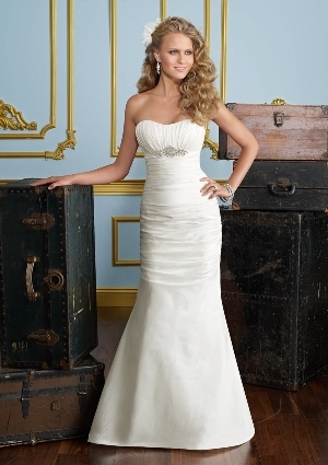 Wedding Dress - Mori Lee Voyage SPRING 2012 Collection: 6722 - LUXE TAFFETA W/CRYSTAL BEADING | MoriLee Bridal Gown