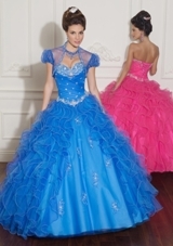 Quinceanera Dress: Quinceanera/Vizcaya: 88004 - BEADED TULLE 