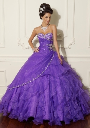 Quinceanera Dress - Quinceanera/Vizcaya: 88009 - BEADED ORGANZA | MoriLee Quinceanera Gown