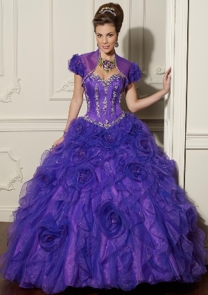Quinceanera Dress - Quinceanera/Vizcaya: 88011 - BEADED ORGANZA | MoriLee Quinceanera Gown