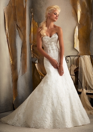 Wedding Dress - Mori Lee Bridal SPRING 2013 Collection: 1907 - Beaded Embroidery on Elegant Alencon Lace | MoriLee Bridal Gown