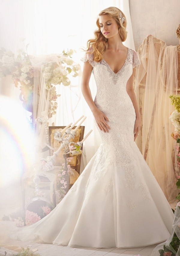 Wedding Dress Mori Lee Bridal SPRING 2014 Collection 2613 Alençon