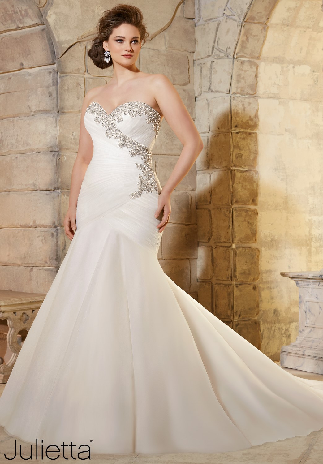 Wedding Dress - Mori Lee Julietta FALL 2015 Collection: 3187 - Crystal ...