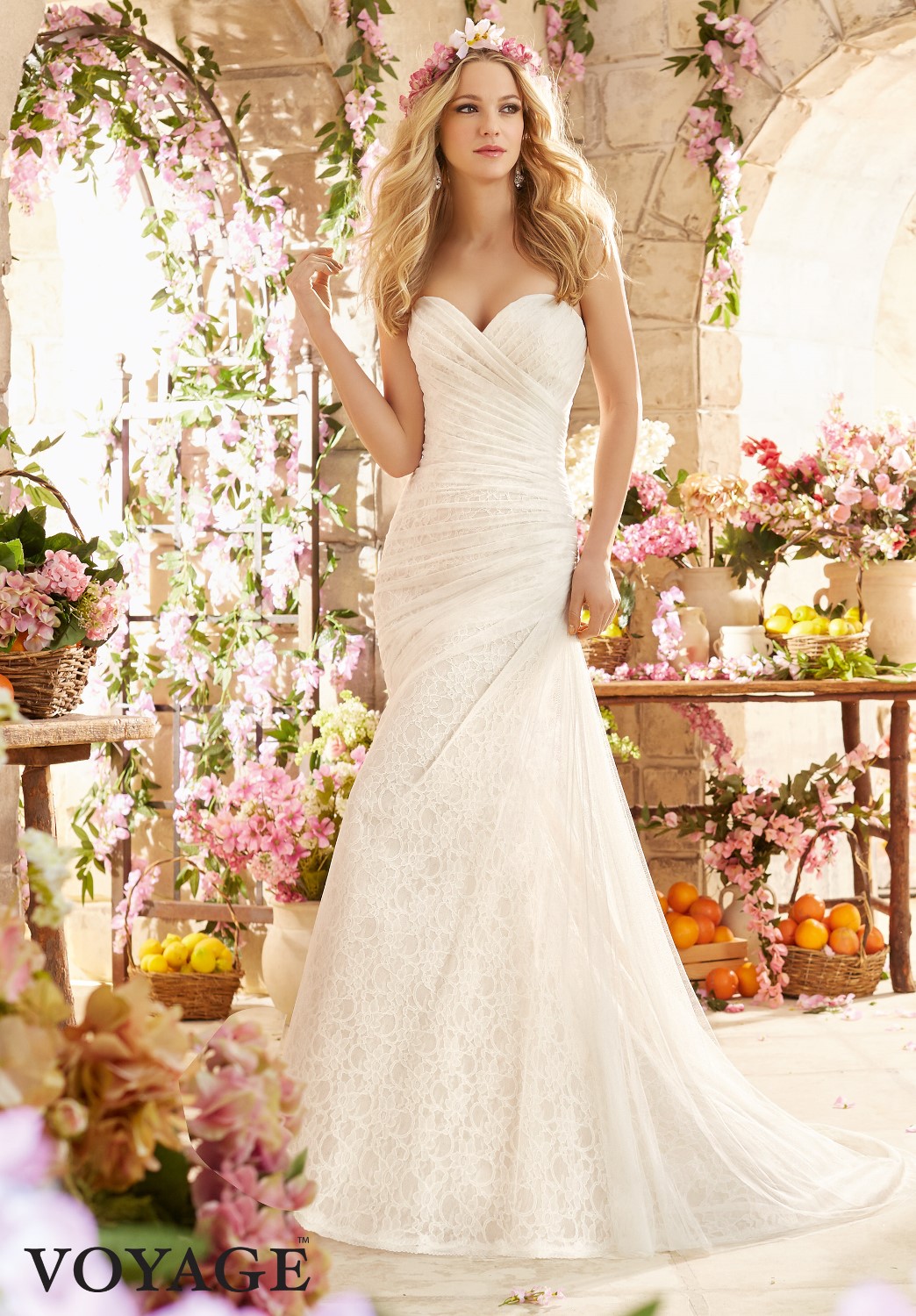 Wedding Dress Mori Lee Voyage FALL 2015 Collection 6802