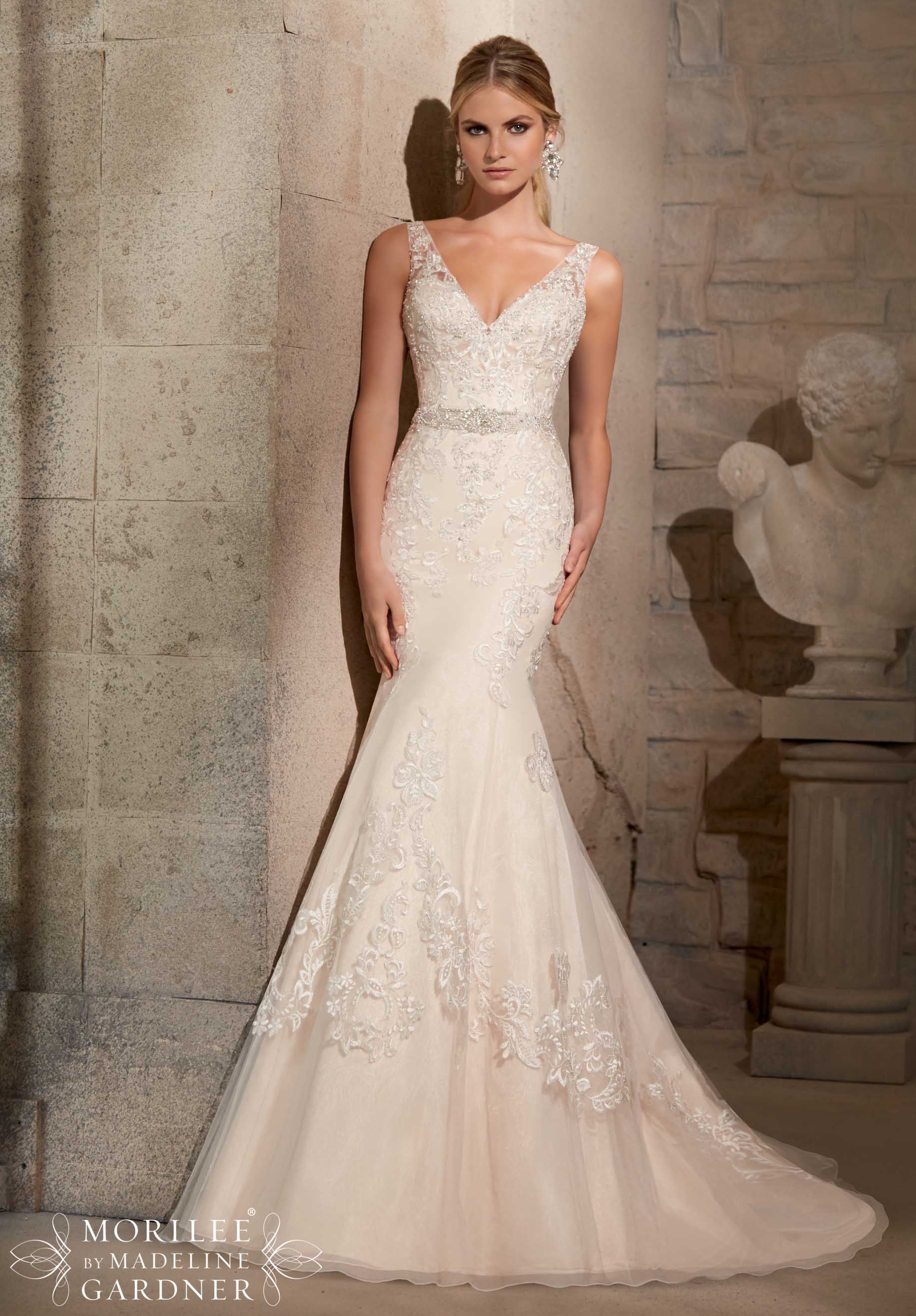 Dress - Mori Lee Bridal SPRING 2015 Collection: 2715 - Embroidered ...