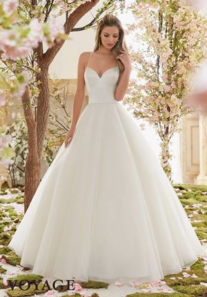 Wedding Dress - Mori Lee Voyage FALL 2016 Collection: 6831 - Duchess Satin and Tulle Ball Gown | MoriLee Bridal Gown