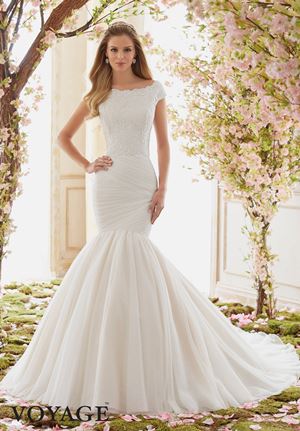 Wedding Dress - Mori Lee Voyage FALL 2016 Collection: 6842 - Soft Net Skirt | MoriLee Bridal Gown