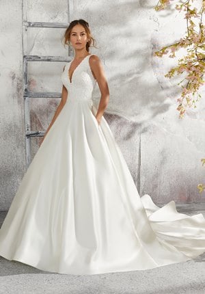 Wedding Dress - Mori Lee Blue FALL 2018 Collection: 5684 - Laurie | MoriLee Bridal Gown