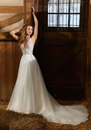 Wedding Dress - Mori Lee Voyage FALL 2019 Collection: 6914 - Raven | MoriLee Bridal Gown
